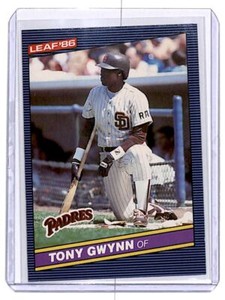 1986 Leaf Tony Gwynn San Diego Padres #41