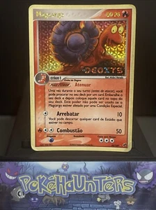 Pokemon Karte Portugiesisch Magcargo 20/107 Reverse Holo Stamped EX Deoxys Played - Bild 1 von 20