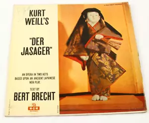 KURT WEILL'S "DER JASAGER" VINYL OPERA BASED UPON ANCIENT JAPANESE NOH PLAY - Imagen 1 de 3