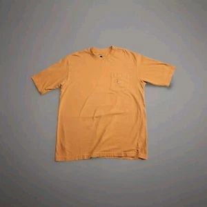 Joe Marlin Men's Unwind T-Shirt Men's Size XL Yellow Orange Embroidered Pocket - Picture 1 of 7