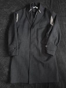 Kiko Kostadinov Men's Green Overcoat Button Closure Spread Collar Size 9 - Picture 1 of 5