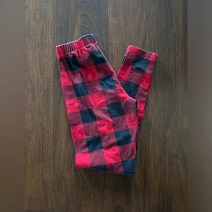No Boundaries Buffalo karierte Leggings rot schwarz kariert Damen Gr. S (3–5) - Bild 1 von 3
