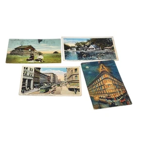 c1907 Postkarten Lot Norfolk VA Granby St Summer Claim Donaldson Glas orange Lk - Bild 1 von 8