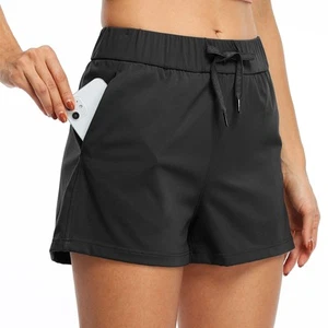 Women's Shorts Hiking Athletic Shorts Yoga Lounge Active Workout Running Shor... - Picture 1 of 6