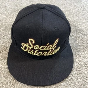 Vintage Social Distortion White Light White Heat White Trash 96 bestickte Mütze! - Bild 1 von 6