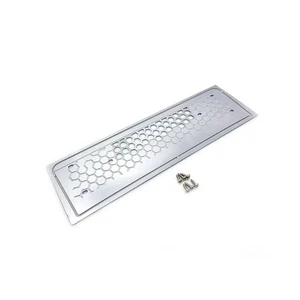 Red de rejilla de metal de malla frontal de metal para 1/14 LESU Volvo FE/VM RC Tractor Part - Imagen 1 de 11