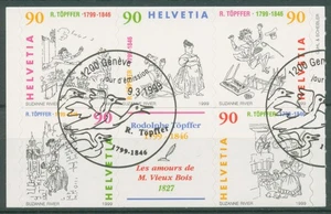 Schweiz 1999 Comics 1675/79 ZD gestempelt - Bild 1 von 1