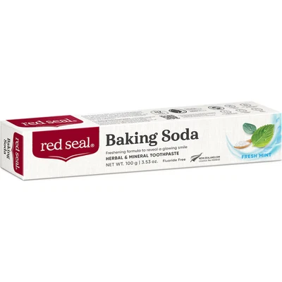 Red Seal Baking Soda Toothpaste 100g - Fresh Mint For Clean Whiter Looking Teeth - Image 1 of 4