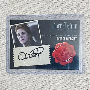Harry Potter and the Deathly Hallows Part 2 George Weasley Autograph Card Mint - Picture 1 of 24