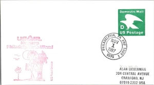 USAir Erstflug Philadelphia Pennsylvania Airport - Miami Florida - 1987 RAR - Bild 1 von 2