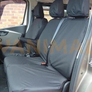 Fiat Talento 2016- Tailored Waterproof Front Seat Covers w/ Underseat Storage - Picture 1 of 2
