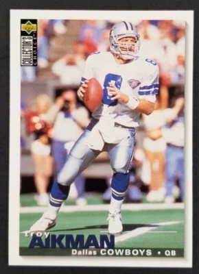 Troy Aikman 1995 Upper Deck CC Football Card #66 (NM) - Image 1 of 2