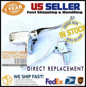 1" Brake Master Cylinder & Clutch Vulcan Classic Nomad VN800 CHROME for Kawasaki - Picture 1 of 1
