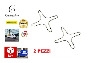 2 x RIDUTTORE PER FORNELLI RIDUZIONE FORNELLO GAS PIANO COTTURA FORNO ACCIAIO - Foto 1 di 2