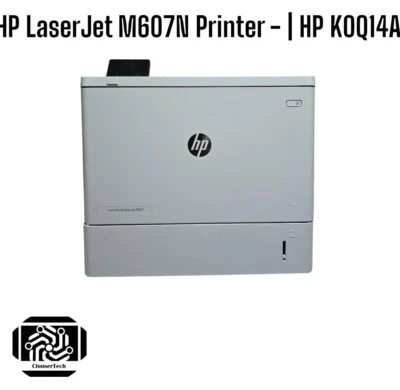 HP LaserJet Enterprise M607n K0Q14A Workgroup Printer - Image 1 of 4