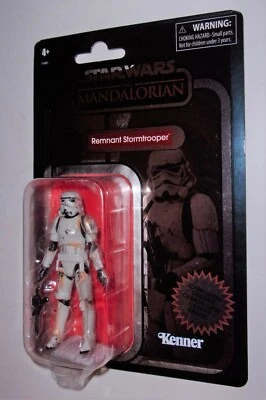 Star Wars 3.75 Colección Vintage REMNANT STORMTROOPER Carbonizado Mandalorian C9 Foto 1 de 2