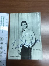1951 Giacomo Rondinella Autografo su foto Morini Monza, Totó Malafemmena Origin.