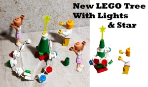 New LEGO Christmas Tree with Lights Star Topper Holiday Seasonal Decorations FUN - Picture 1 of 1