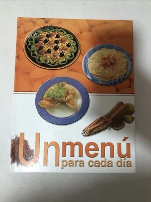 Libro de Cocina Recetario Recetas UN MENU PARA CADA DÍA RUEDA - Imagen 1 de 4