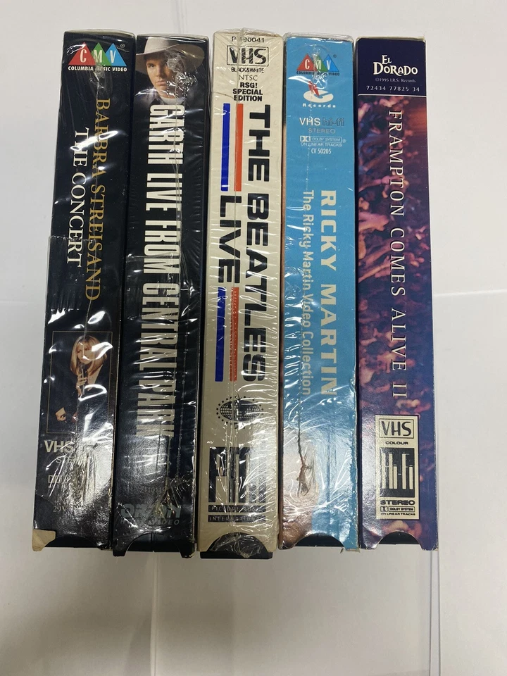 Live Concerts On VHS Lot Of 5 Foto 1 de 4