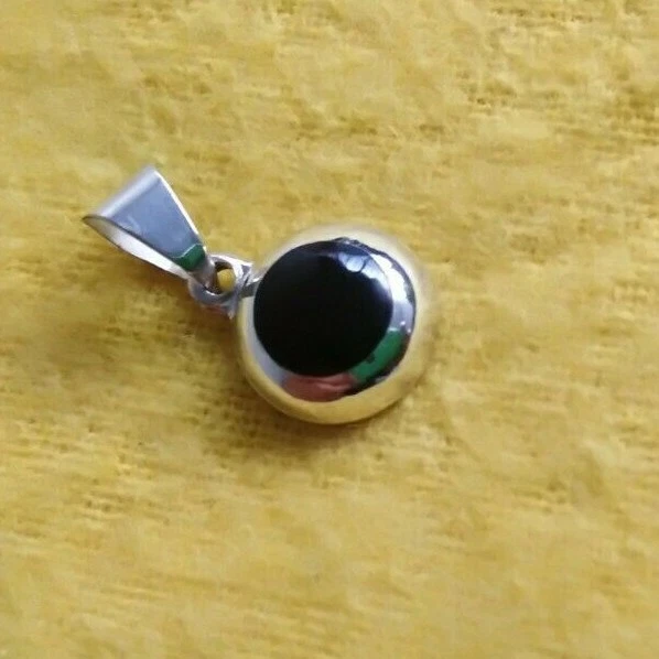 Ciondolo peruviano in argento 950 con pietra onice - Immagine 1 di 4