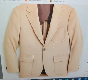 New J.crew men's size 42R Kenmare camel hair blazer was $998 - Picture 1 of 6