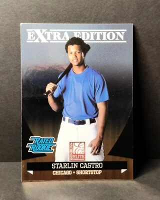 Donruss Elite 2011 edición extra #11 Starlin Castro clasificación RC Rookie Cubs Foto 1 de 2