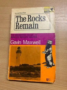 1966 GAVIN MAXWELL "LAS ROCAS PERMANECEN" OTTERS LIBRO DE TAPA BLANDA (P2) - Picture 1 of 12