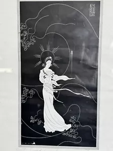 Keye Luke Schauspieler chinesisch amerikanisch original signierte Radierung 1920er Guanyin Göttin - Bild 1 von 13