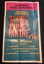 Revenge of Pink Panther Movie Poster Early Vintage 1980s Wall Display 20"x12"