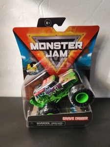 SPINMASTER MONSTER JAM WHEELIE BAR SERIES 21 GRAVE DIGGER - Picture 1 of 5