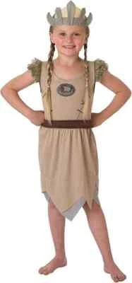 Fantasia de menina viking para meninas - Imagem 1 de 2