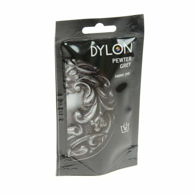 Dylon Fabric Hand Dye Satchet - Pewter Grey, 50g (2044051)