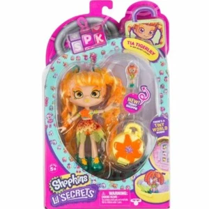 Shopkins Lil Secrets Shoppie TIA TIGERLILY w/Teeny World Doll New ORIGINAL HTF  - Picture 1 of 1