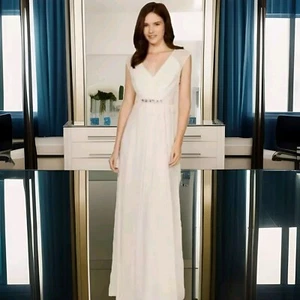 Coast Größe 10 MIELLA BLUSH rosa Maxi Brautjungfern Hochzeit Party Chiffonkleid neu - Bild 1 von 7