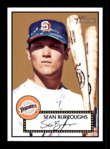 Topps Heritage #27b 2001 Sean Burroughs espalda roja - Imagen 1 de 2