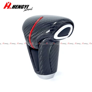 Real Carbon Fiber Gear Stick Shift Knob Shifter Lever For Honda CR-V 2017-2022 - Picture 1 of 7
