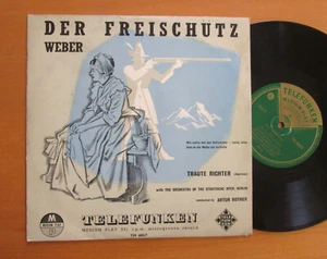 TM 68017 Weber Der Freischutz Traute Richter EXCELLENT Telefunken 10" Vinyl LP - Picture 1 of 5