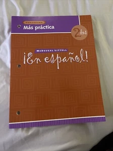En Espanol 2 : Cuaderno Mas Practica, Vocabulary and Grammar Lesson Review. - Picture 1 of 2