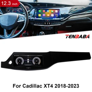 Car GPS Navigation Android Stereo Radio 12.3'' 4G+64G For Cadillac XT4 2018-2023 - Picture 1 of 12