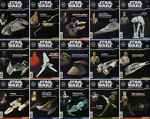 Star Wars Begleitheft-Raumschiffe und Fahrzeuge-De Agostini-Nr.1- 40-"NO MODEL" - Bild 1 von 41