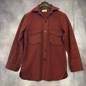 LL Bean Vintage Men's Northwoods Red Heavyweight Jacket Size XS USA Made - Picture 1 of 7