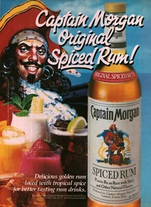 1985 PRINT AD - CAPTAIN MORGAN ORIGINAL SPICED RUM AD - COOL COLORFUL RUM AD - Picture 1 of 1