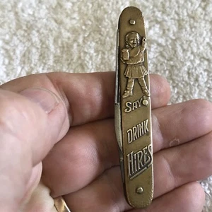HIRES ROOT BEER VINTAGE MORLEY UGLY KID POCKET KNIFE, GERMANY,…RARE - Picture 1 of 12