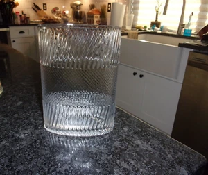EINZIGARTIGE OVALE VASE dekorativ ABSTRAKT MID CENTURY KUNST STIL DESIGN 8,25" - Bild 1 von 5