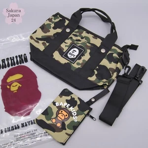 BAPE KIDS A Bathing Ape Camo Shoulder Bag with Mini Wallet 2021 AW Mag Free Gift - Picture 1 of 16