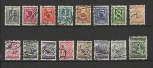 AUTRICHE 1925/27 16 timbres oblitérés / T2523 - Picture 1 of 1