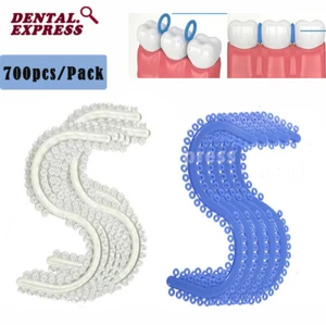 Separador elástico de ortodoncia dental separador ligadura lazos banda de anillo de goma - Imagen 1 de 10