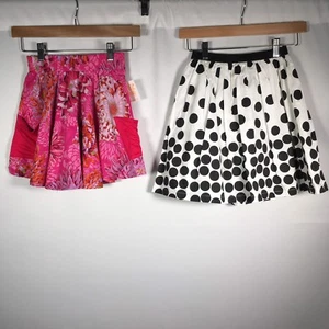 Girls Sz 8 Skirt Lot of 2 NWT Frankie & Sue Floral & Downeast Girl Polka Dot - Picture 1 of 10