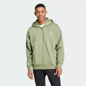 Adidas Size Large ALL SZN Fleece Full-Zip Hoodie New - Picture 1 of 11
